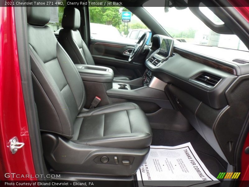 Cherry Red Tintcoat / Jet Black 2021 Chevrolet Tahoe Z71 4WD