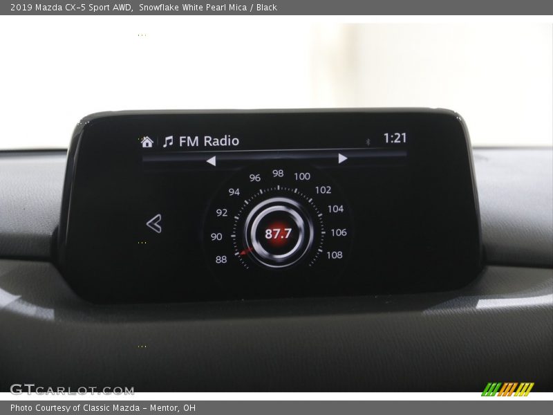 Snowflake White Pearl Mica / Black 2019 Mazda CX-5 Sport AWD