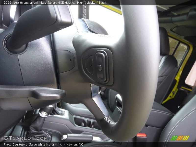  2022 Wrangler Unlimited Sahara 4XE Hybrid Steering Wheel