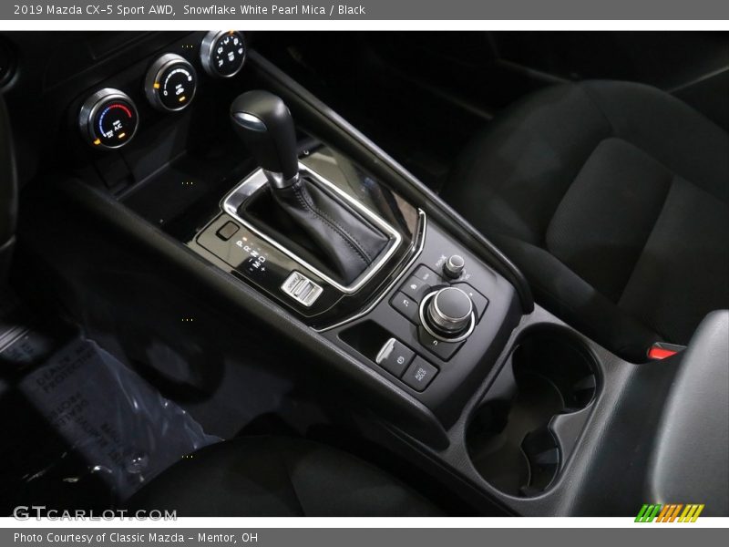 Snowflake White Pearl Mica / Black 2019 Mazda CX-5 Sport AWD