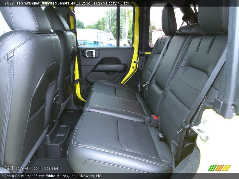 Rear Seat of 2022 Wrangler Unlimited Sahara 4XE Hybrid