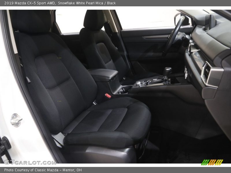 Snowflake White Pearl Mica / Black 2019 Mazda CX-5 Sport AWD