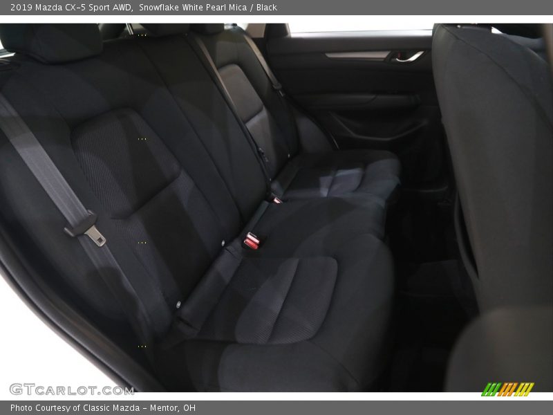 Snowflake White Pearl Mica / Black 2019 Mazda CX-5 Sport AWD