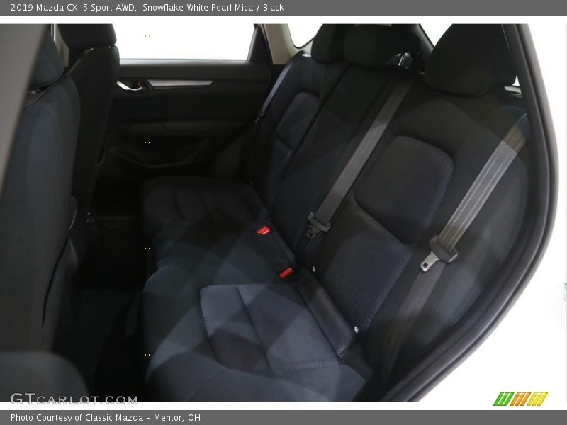 Snowflake White Pearl Mica / Black 2019 Mazda CX-5 Sport AWD