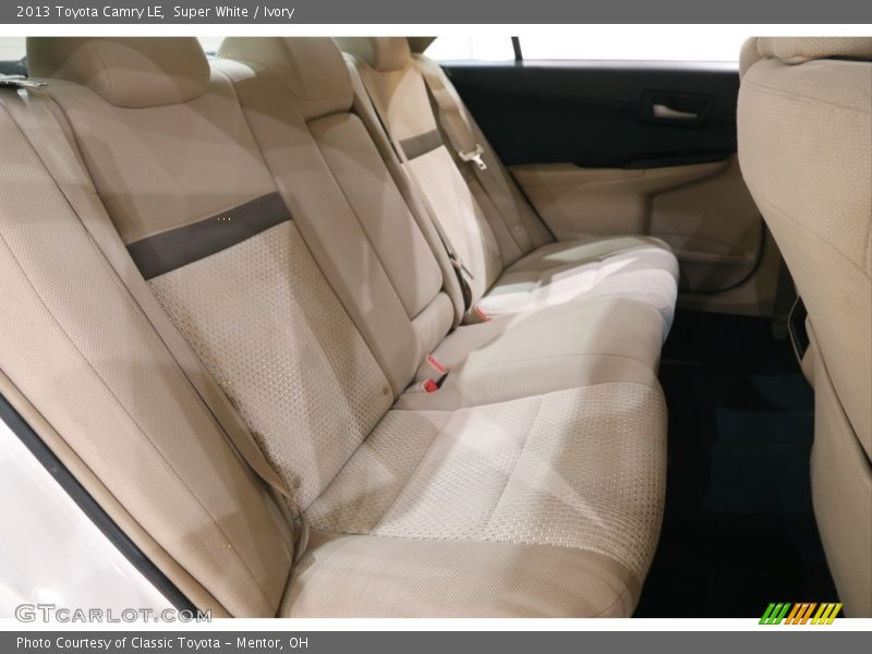 Super White / Ivory 2013 Toyota Camry LE
