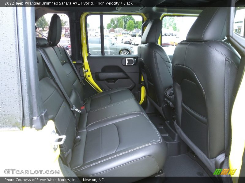 Rear Seat of 2022 Wrangler Unlimited Sahara 4XE Hybrid