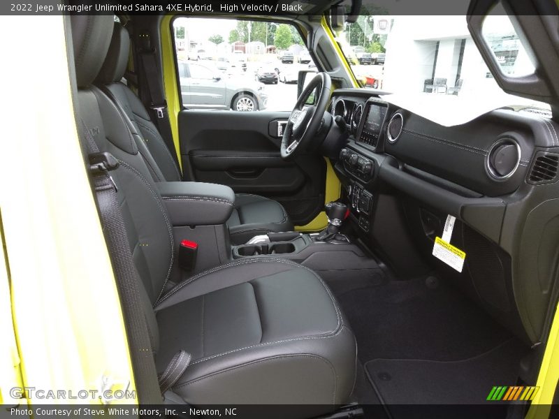 Front Seat of 2022 Wrangler Unlimited Sahara 4XE Hybrid