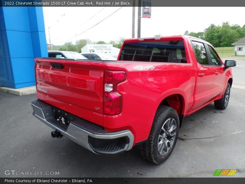 Red Hot / Jet Black 2022 Chevrolet Silverado 1500 LT Crew Cab 4x4