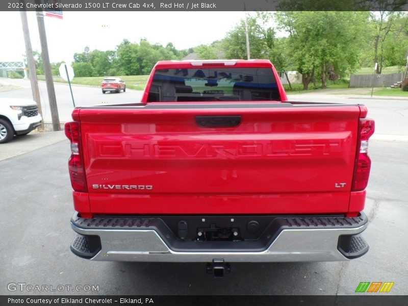 Red Hot / Jet Black 2022 Chevrolet Silverado 1500 LT Crew Cab 4x4