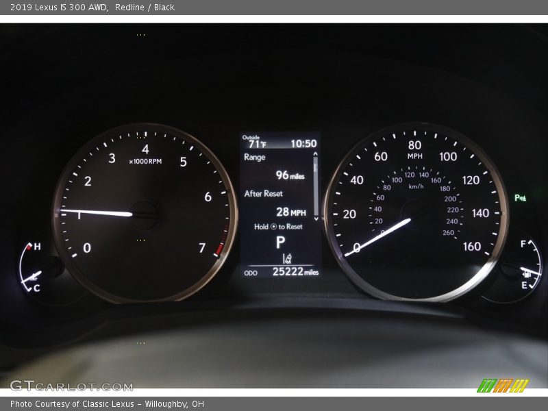  2019 IS 300 AWD 300 AWD Gauges