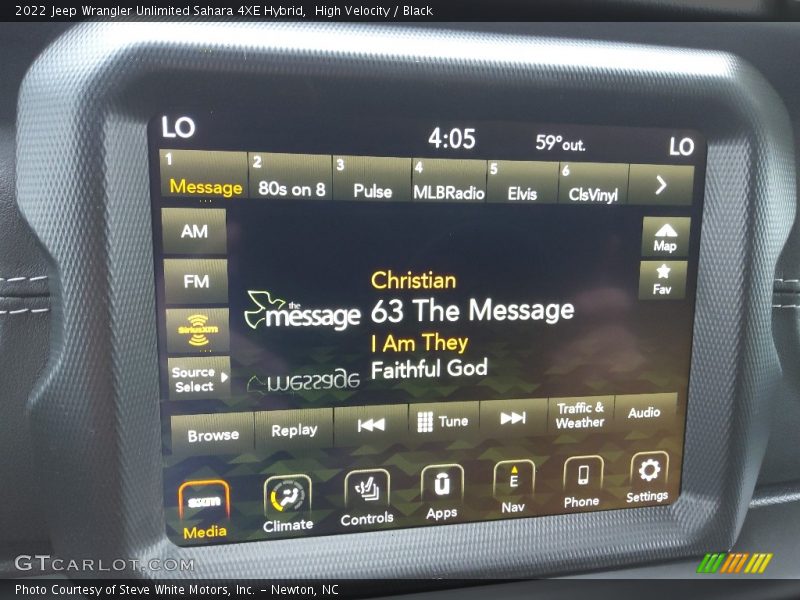 Audio System of 2022 Wrangler Unlimited Sahara 4XE Hybrid