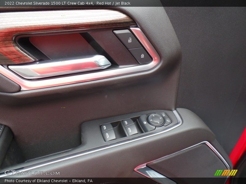 Red Hot / Jet Black 2022 Chevrolet Silverado 1500 LT Crew Cab 4x4
