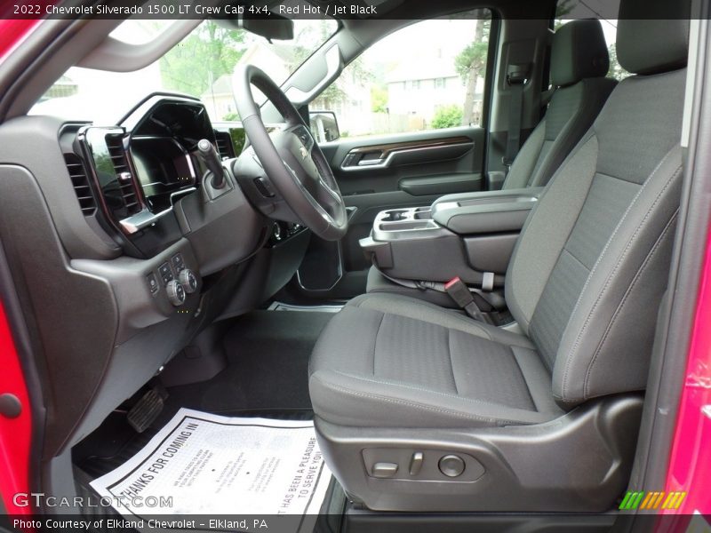 Red Hot / Jet Black 2022 Chevrolet Silverado 1500 LT Crew Cab 4x4