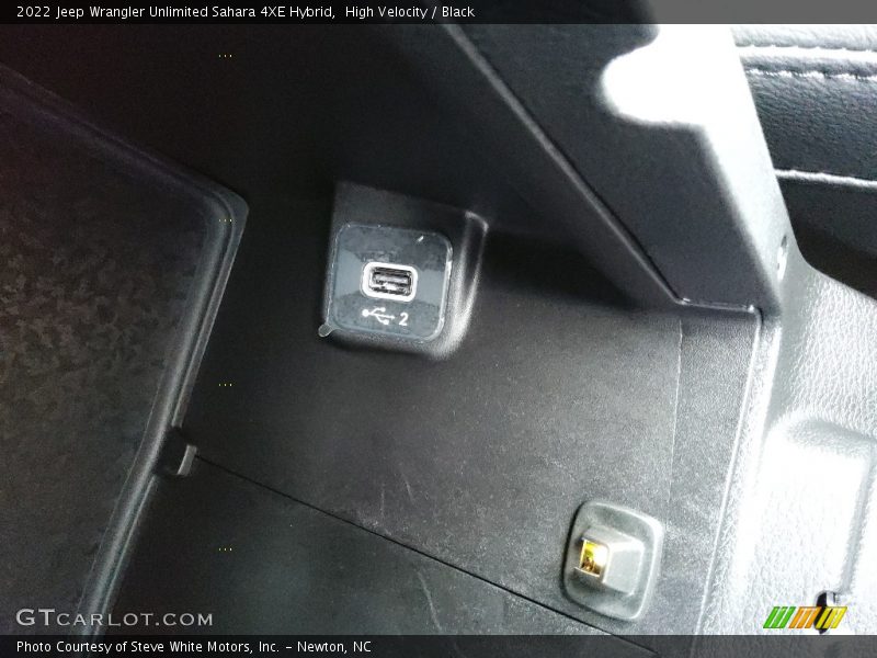 High Velocity / Black 2022 Jeep Wrangler Unlimited Sahara 4XE Hybrid