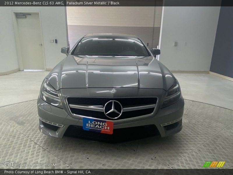 Palladium Silver Metallic / Black 2012 Mercedes-Benz CLS 63 AMG