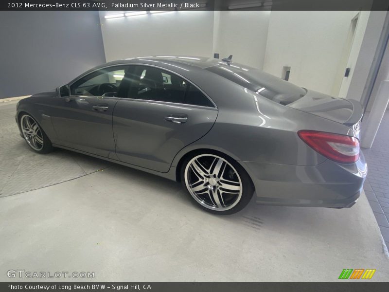 Palladium Silver Metallic / Black 2012 Mercedes-Benz CLS 63 AMG