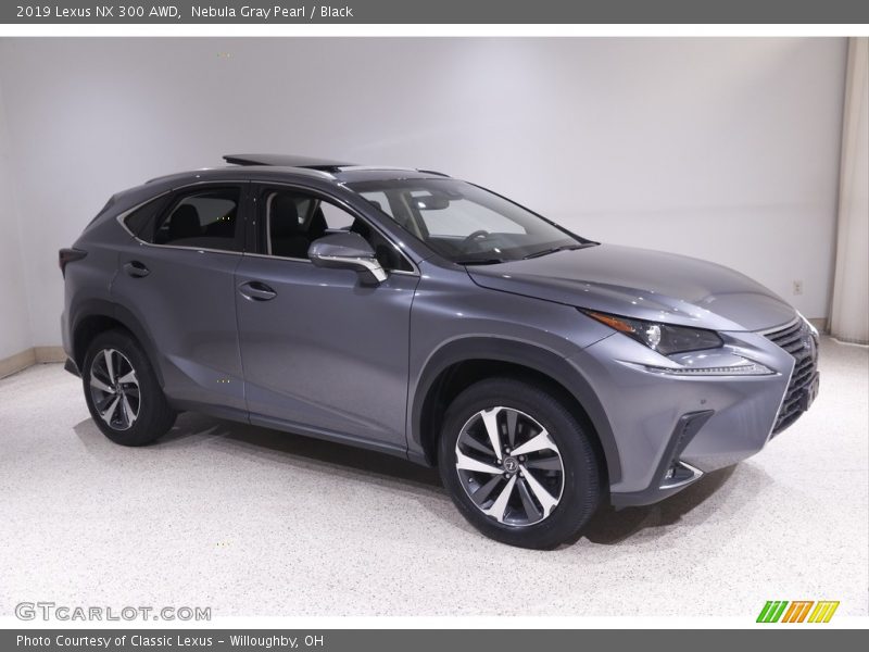 Nebula Gray Pearl / Black 2019 Lexus NX 300 AWD