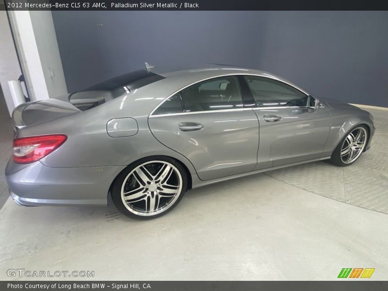 Palladium Silver Metallic / Black 2012 Mercedes-Benz CLS 63 AMG