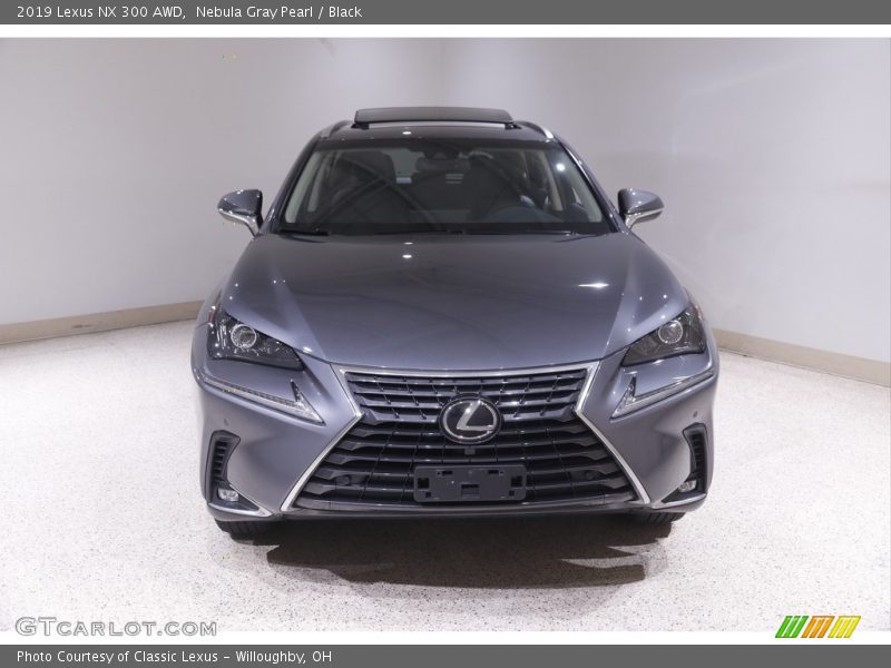 Nebula Gray Pearl / Black 2019 Lexus NX 300 AWD