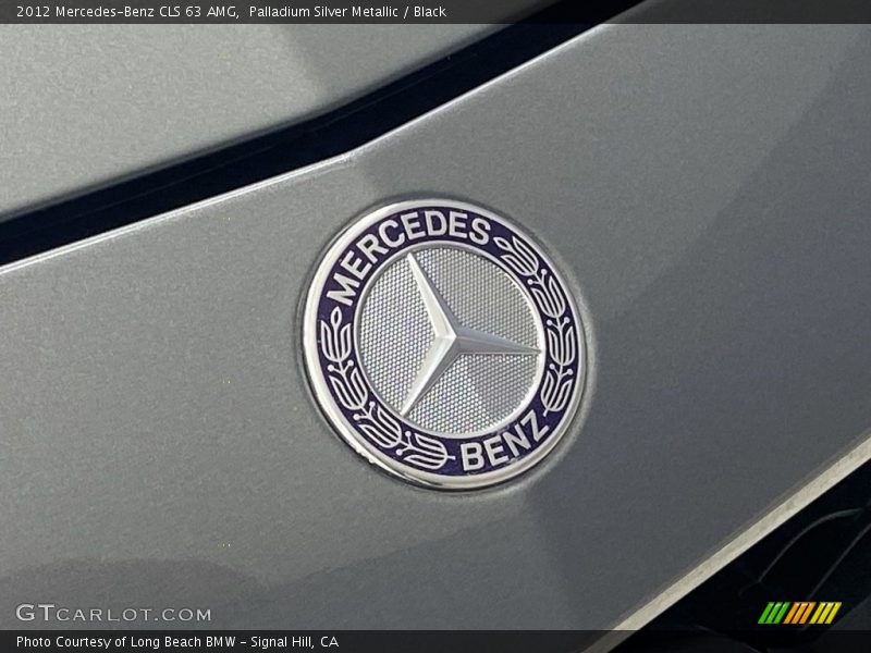 Palladium Silver Metallic / Black 2012 Mercedes-Benz CLS 63 AMG