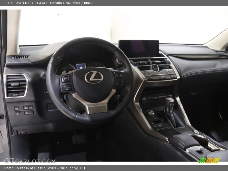 Nebula Gray Pearl / Black 2019 Lexus NX 300 AWD