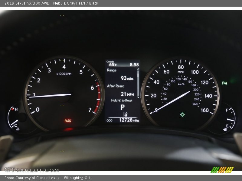 Nebula Gray Pearl / Black 2019 Lexus NX 300 AWD