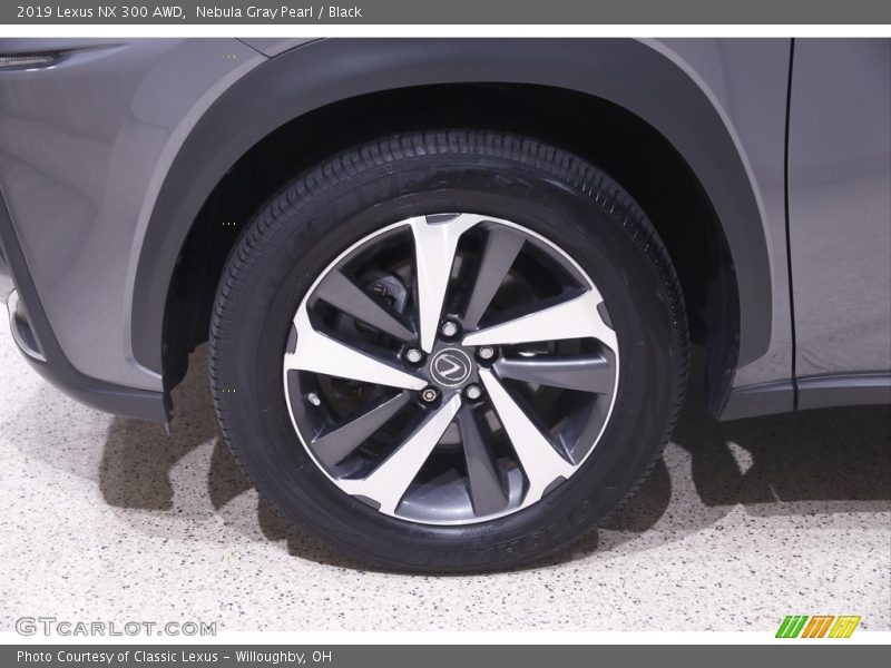 Nebula Gray Pearl / Black 2019 Lexus NX 300 AWD