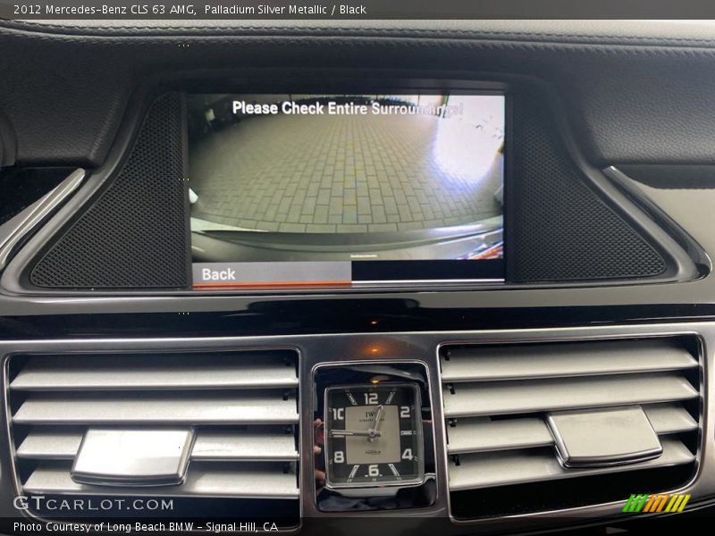 Palladium Silver Metallic / Black 2012 Mercedes-Benz CLS 63 AMG