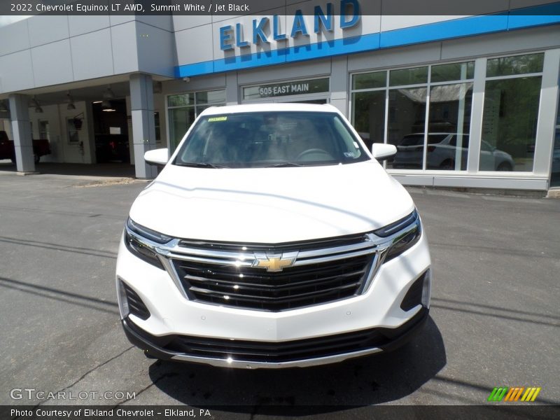 Summit White / Jet Black 2022 Chevrolet Equinox LT AWD