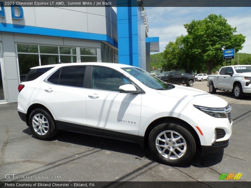 Summit White / Jet Black 2022 Chevrolet Equinox LT AWD
