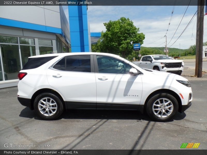 Summit White / Jet Black 2022 Chevrolet Equinox LT AWD