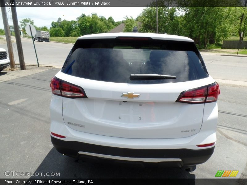 Summit White / Jet Black 2022 Chevrolet Equinox LT AWD