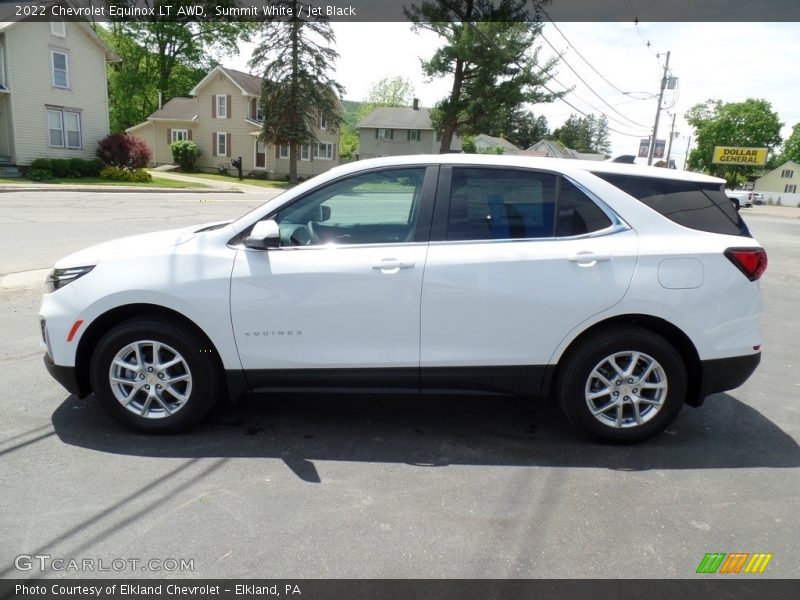Summit White / Jet Black 2022 Chevrolet Equinox LT AWD