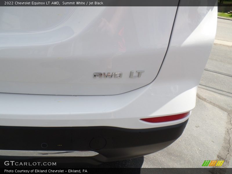 Summit White / Jet Black 2022 Chevrolet Equinox LT AWD