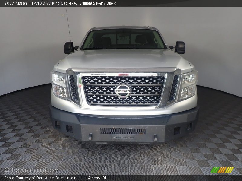 Brilliant Silver / Black 2017 Nissan TITAN XD SV King Cab 4x4