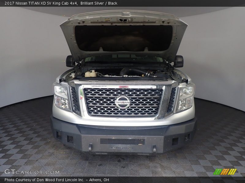 Brilliant Silver / Black 2017 Nissan TITAN XD SV King Cab 4x4