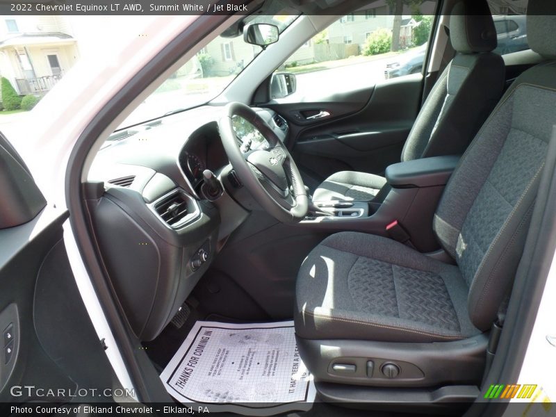 Summit White / Jet Black 2022 Chevrolet Equinox LT AWD
