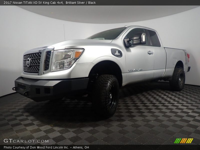 Brilliant Silver / Black 2017 Nissan TITAN XD SV King Cab 4x4