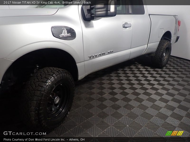 Brilliant Silver / Black 2017 Nissan TITAN XD SV King Cab 4x4