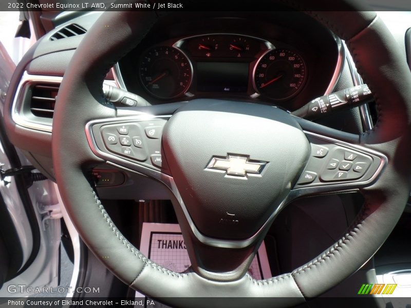 Summit White / Jet Black 2022 Chevrolet Equinox LT AWD
