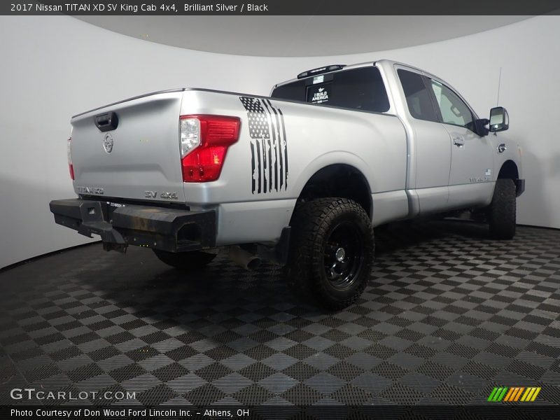 Brilliant Silver / Black 2017 Nissan TITAN XD SV King Cab 4x4