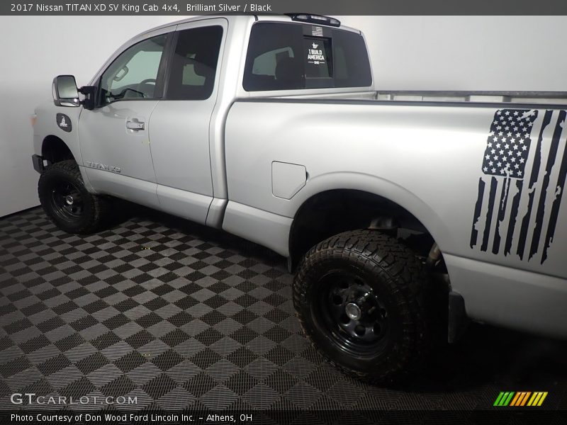 Brilliant Silver / Black 2017 Nissan TITAN XD SV King Cab 4x4