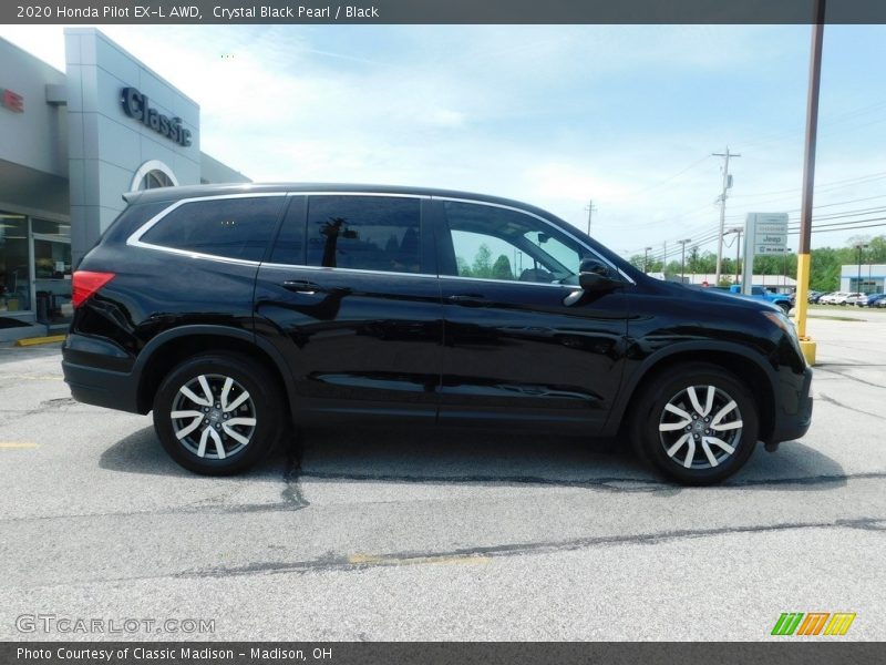 Crystal Black Pearl / Black 2020 Honda Pilot EX-L AWD
