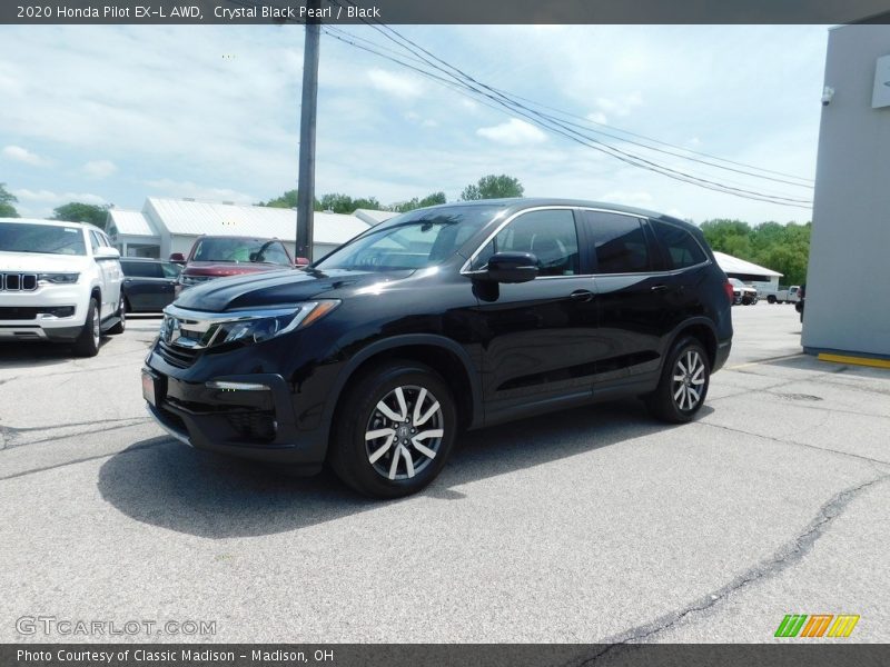Crystal Black Pearl / Black 2020 Honda Pilot EX-L AWD