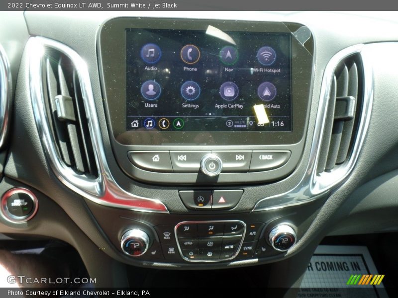 Summit White / Jet Black 2022 Chevrolet Equinox LT AWD