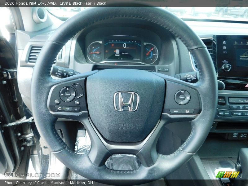 Crystal Black Pearl / Black 2020 Honda Pilot EX-L AWD