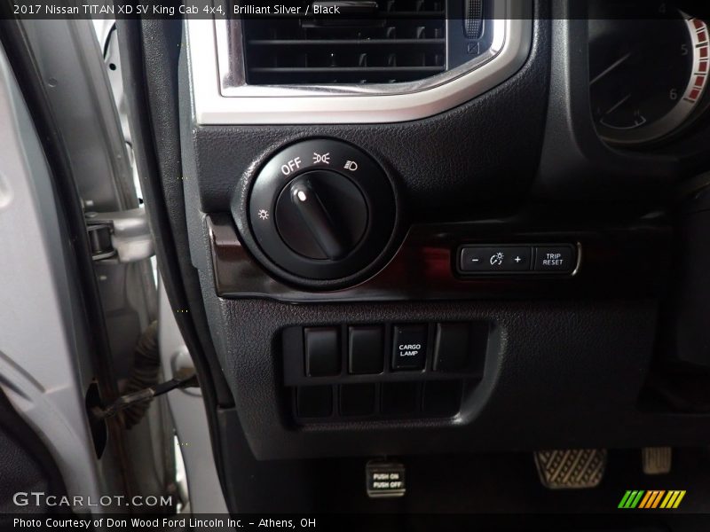 Brilliant Silver / Black 2017 Nissan TITAN XD SV King Cab 4x4