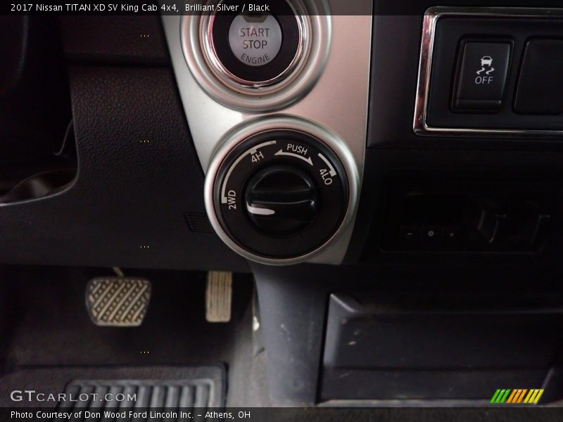 Controls of 2017 TITAN XD SV King Cab 4x4
