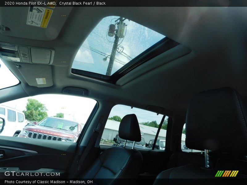 Crystal Black Pearl / Black 2020 Honda Pilot EX-L AWD