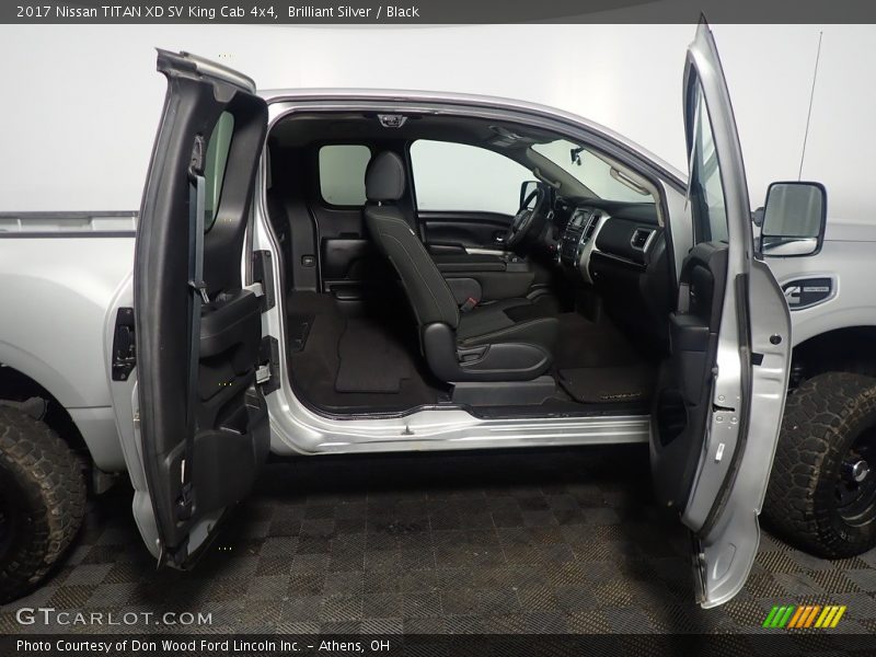 Brilliant Silver / Black 2017 Nissan TITAN XD SV King Cab 4x4